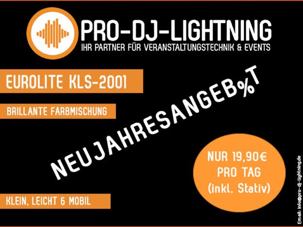 Pro-Dj-Lightning Neujahresangebot Eurolite KLS