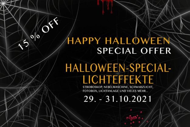 Halloween Lichteffekte mieten in Wismar, Schwerin und Rostock.