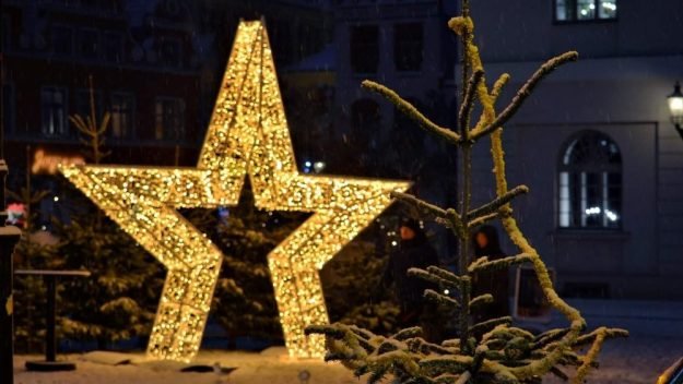 XXL Weihnachtsstern outdoor mieten in Wismar, Schwerin, Rostock