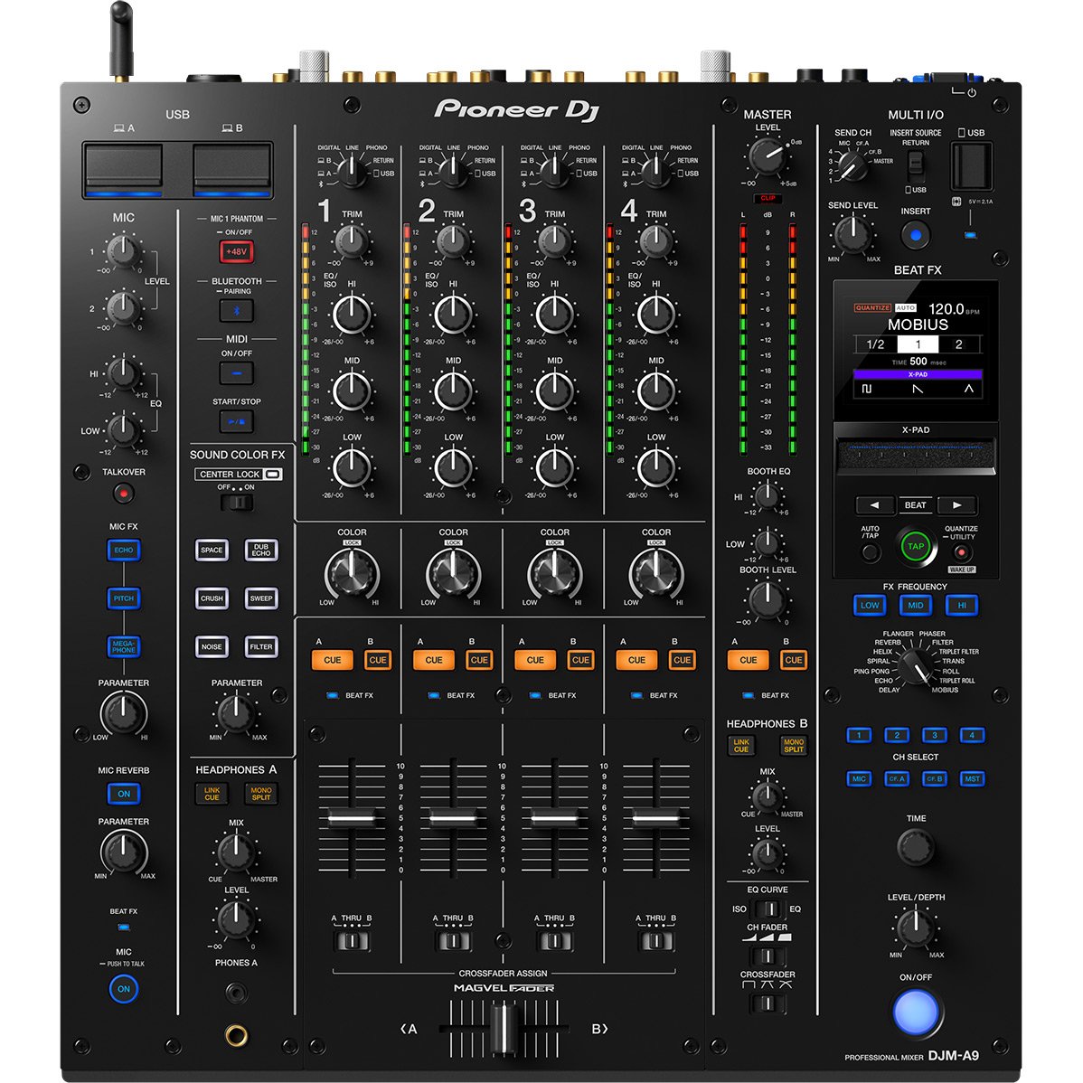 Verleih Pioneer DJ DJM-A9 Lichttechnik in Wismar, Schwerin, Rostock