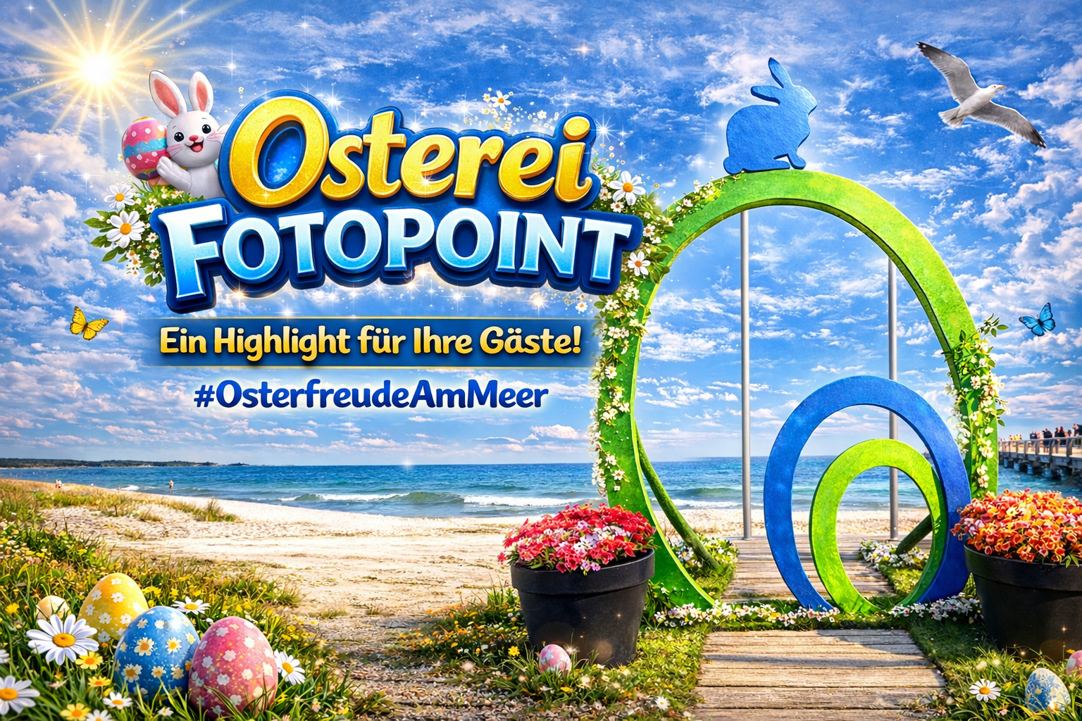 Osterdekoration mieten für Wismar ❘ Schwerin ❘ Rostock ❘ Lübeck bei Pro-Dj-Lightning Veranstaltungstechnik